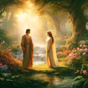 23. Og mannen sa: Dette er nå ben av mine ben og kjøtt av mitt kjøtt; hun skal kalles kvinne, fordi hun ble tatt av mannen.