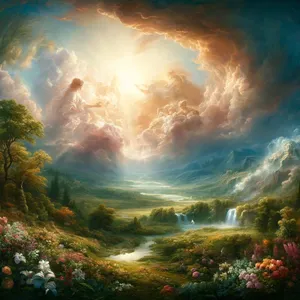 4. Dette er himmelens og jordens slektsbok da de ble skapt, den dagen da Herren Gud gjorde jorden og himmelen.