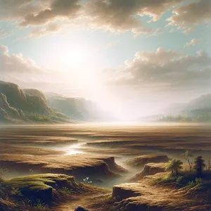 5. Det var enda ingen busk på marken, og enda hadde ingen markens urt spiret, for Herren Gud hadde ikke latt det regne på jorden, og det fantes ingen menneske til å dyrke marken.