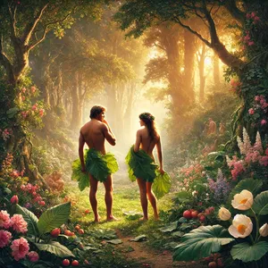 7. Da ble begges øyne åpnet, og de merket at de var nakne; og de sydde sammen fikenblad og gjorde seg belter.