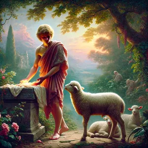 4. Abel bar også fram et offer av de førstefødte lammene i flokken, og av fettet på dem. Herren så med velvilje til Abel og hans offer,