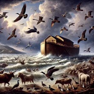 3. Også av himmelens fugler skal du ta med deg sju par, hann og hunn, for å bevare liv på jorden.